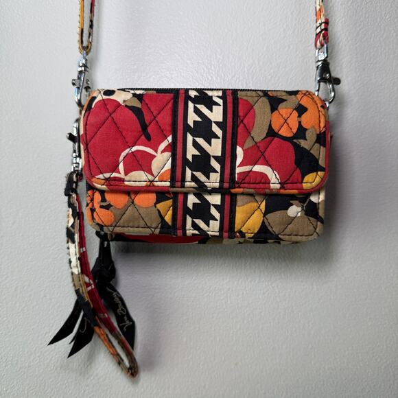 Vera Bradley Bittersweet Print All In One Crossbody Wallet Bag - Picture 2 of 8